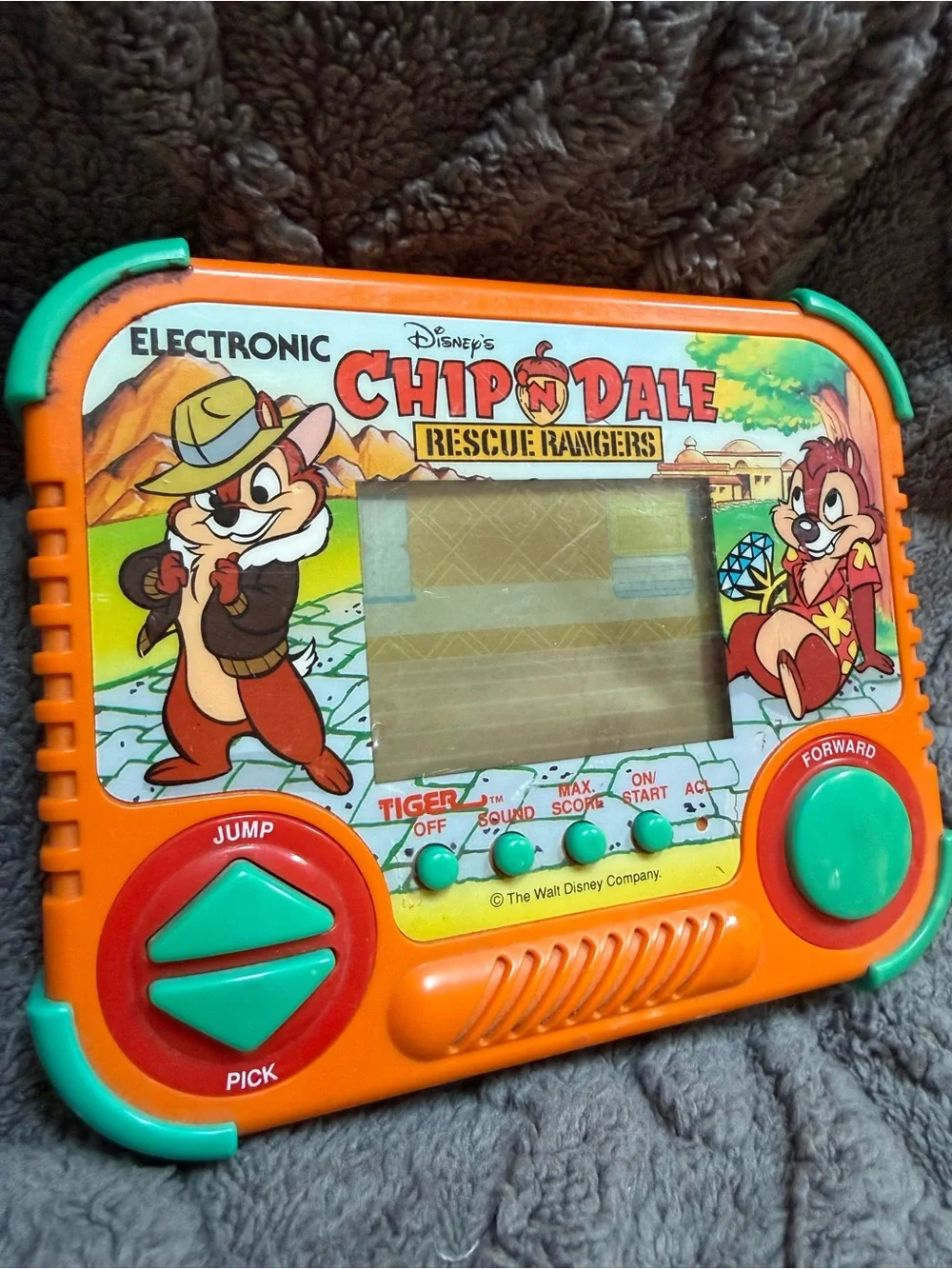 Vintage 1990 Tiger Electronics Chip 'n Dale Rescue Rangers Handheld Game(tested)